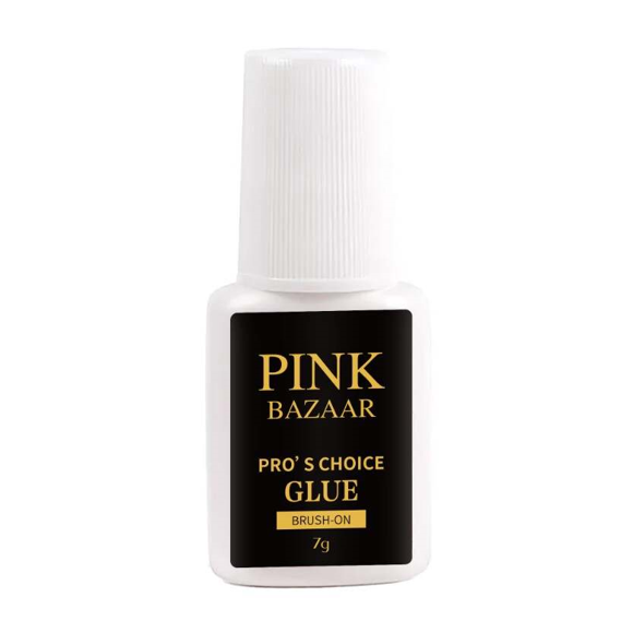 BRUSH-ON NAIL GLUE - PINK BAZAAR
