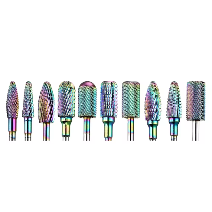 NAIL DRILL BITS - 10 PCS - PINK BAZAAR