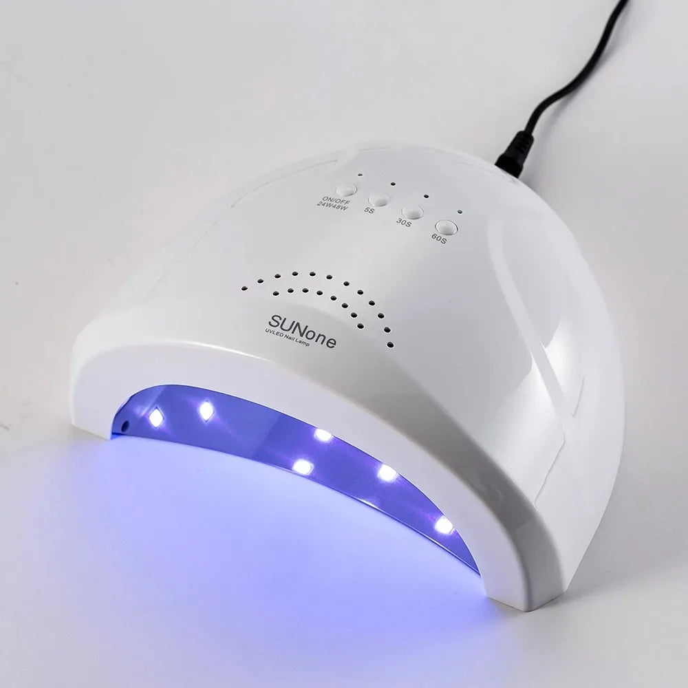 UV/LED LAMPE - 48W - WEISS - PINK BAZAAR